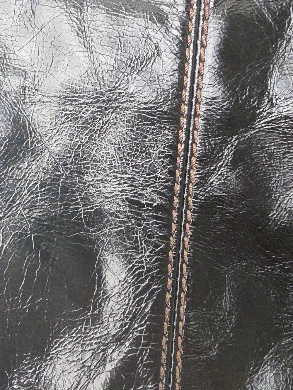 HOBO‎ Sable Brown Distressed Leather Ring Circular Strap Party Wristlet Clutch